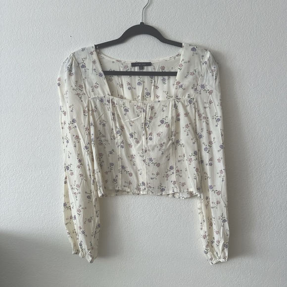 Zayan Floral Blouse - Cream